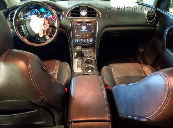 5GAKVBKDXGJ317859 2016 BUICK ENCLAVE Black Widok deski rozdzielczej