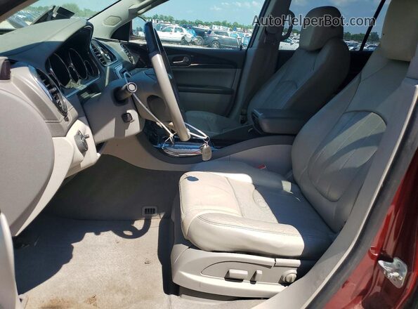 5GAKVCKD2GJ267951 2016 BUICK ENCLAVE Burgundy Widok wnętrza z przodu
