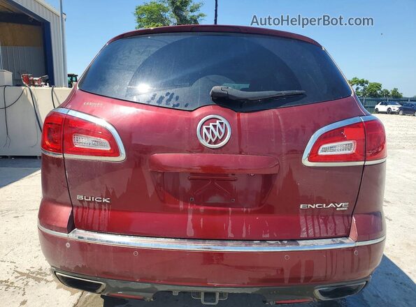 5GAKVCKD2GJ267951 2016 BUICK ENCLAVE Burgundy Widok z tyłu