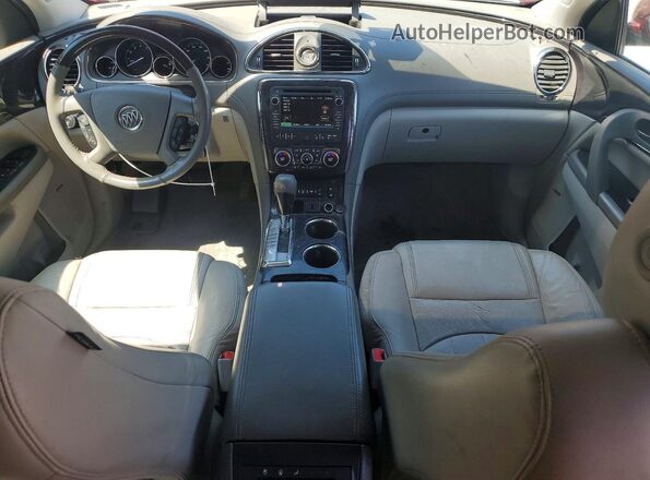 5GAKVCKD2GJ267951 2016 BUICK ENCLAVE Burgundy Widok deski rozdzielczej