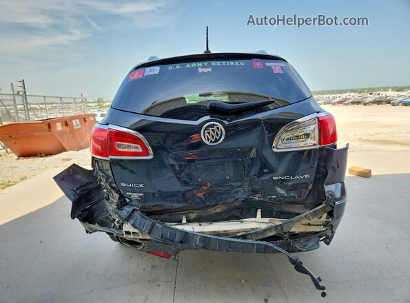 5GAKVCKD2HJ226673 2017 BUICK ENCLAVE Black Rear view
