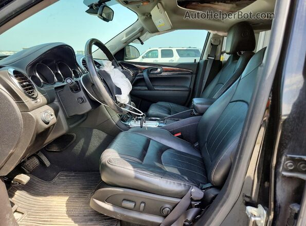 5GAKVCKD2HJ226673 2017 BUICK ENCLAVE Black Front interior view