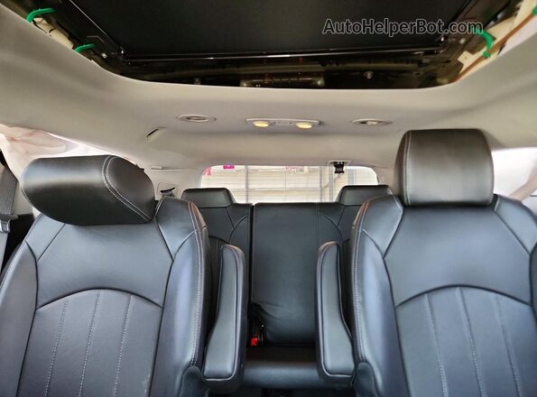 5GAKVCKD2HJ226673 2017 BUICK ENCLAVE Black Rear seats view
