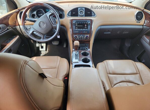 5GAKVCKD2HJ289921 2017 BUICK ENCLAVE Черный Вид панели приборов