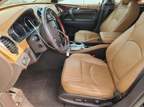 5GAKVCKD2HJ289921 2017 BUICK ENCLAVE Черный Вид салона спереди