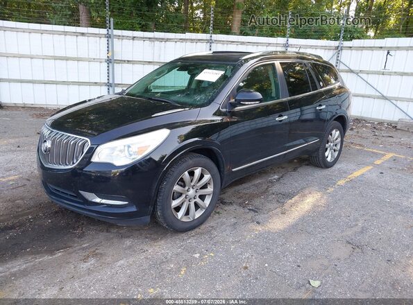 5GAKVCKD2HJ340950 2017 BUICK ENCLAVE Black Առջևի ձախ երեք քառորդ տեսարան
