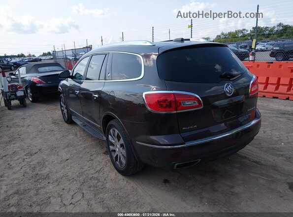 5GAKVCKD3GJ177403 2016 BUICK ENCLAVE Dark Brown Rear left