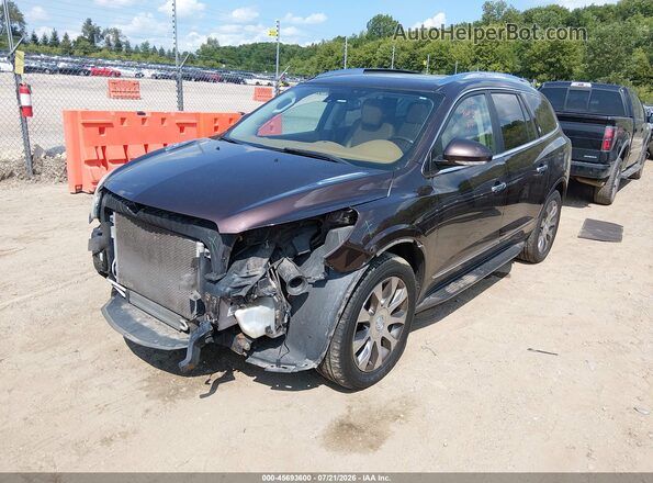 5GAKVCKD3GJ177403 2016 BUICK ENCLAVE Dark Brown Front left