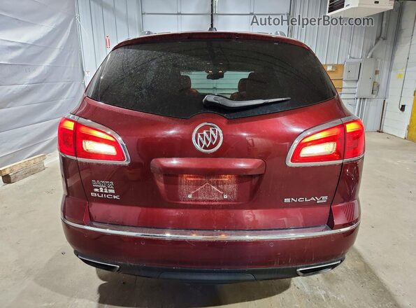 5GAKVCKD3HJ323154 2017 BUICK ENCLAVE Burgundy Հետևի տեսք