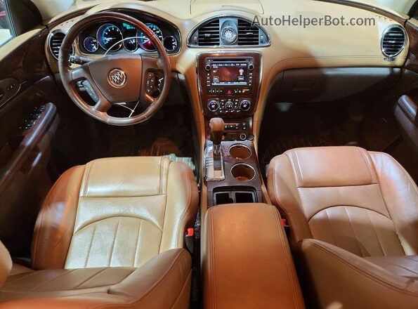 5GAKVCKD3HJ323154 2017 BUICK ENCLAVE Burgundy Առջևի վահանակի տեսք
