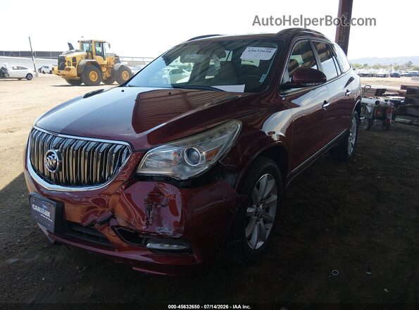5GAKVCKD5GJ250044 2016 BUICK ENCLAVE Red Передня ліва чверть