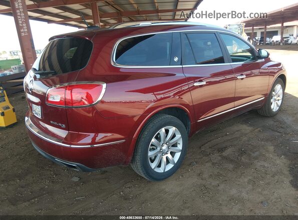 5GAKVCKD5GJ250044 2016 BUICK ENCLAVE Red Задня права чверть