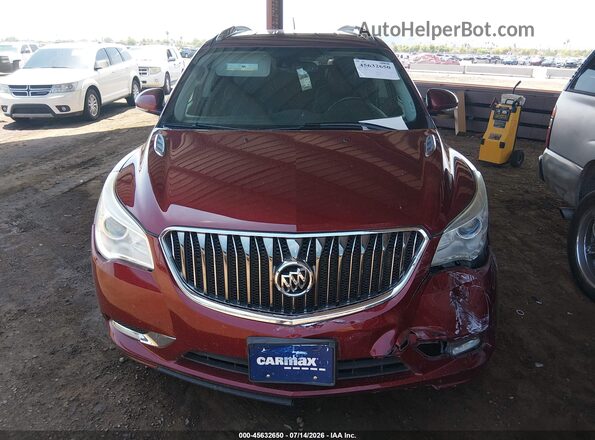 5GAKVCKD5GJ250044 2016 BUICK ENCLAVE Red Вид щитка приладів
