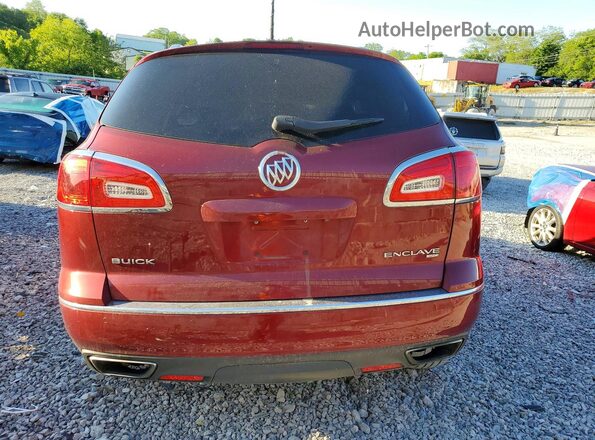 5GAKVCKD5HJ245802 2017 BUICK ENCLAVE Maroon Հետևի տեսք