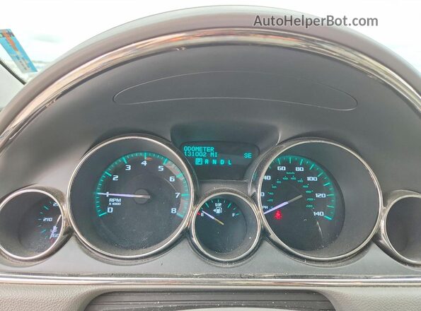 5GAKVCKD6GJ210362 2016 BUICK ENCLAVE Белый Вид щитка приборов