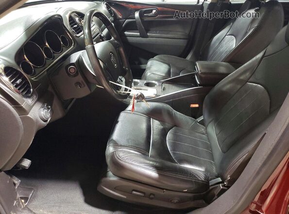 5GAKVCKD6GJ289712 2016 BUICK ENCLAVE Burgundy Вид салону спереду