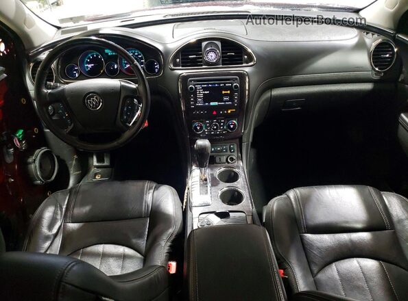 5GAKVCKD6GJ289712 2016 BUICK ENCLAVE Burgundy Вид панелі приладів