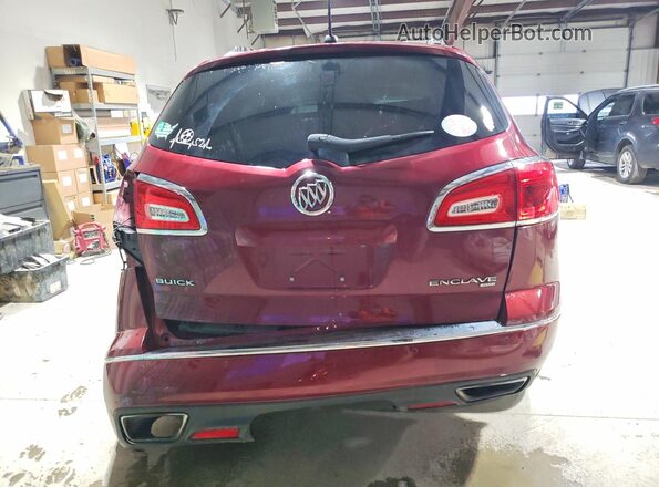 5GAKVCKD6GJ289712 2016 BUICK ENCLAVE Burgundy Вид ззаду