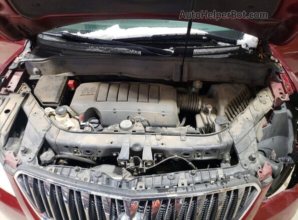 5GAKVCKD6GJ289712 2016 BUICK ENCLAVE Burgundy Вид підкапотного простору