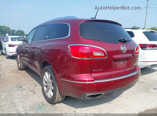 5GAKVCKD6GJ322319 2016 BUICK ENCLAVE Red Задня ліва чверть