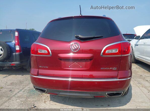 5GAKVCKD6GJ322319 2016 BUICK ENCLAVE Red 
