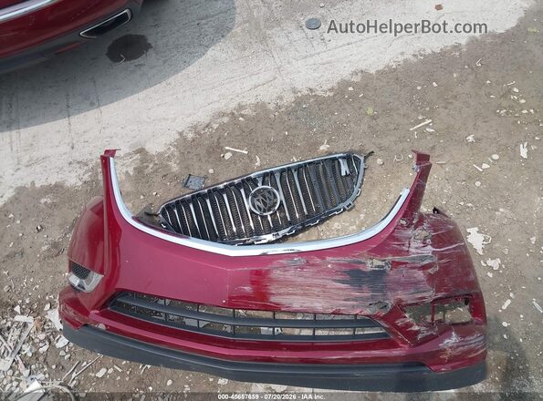 5GAKVCKD6GJ322319 2016 BUICK ENCLAVE Red Вид щитка приладів
