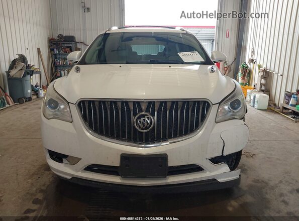 5GAKVCKD6HJ323990 2017 BUICK ENCLAVE White Vista del cuadro de instrumentos