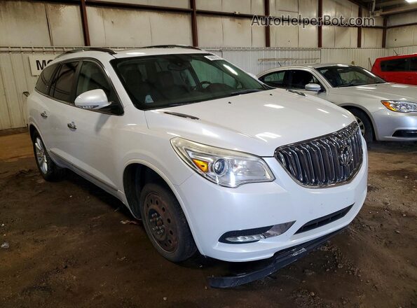 5GAKVCKD8GJ249129 2016 BUICK ENCLAVE Белый Передняя правая четверть