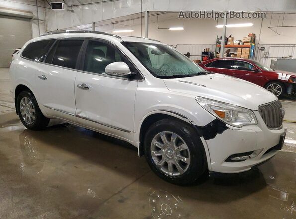 5GAKVCKD9HJ165161 2017 BUICK ENCLAVE Белый Передняя правая четверть