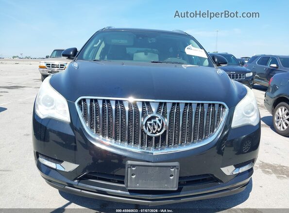 5GAKVCKDXGJ267387 2016 BUICK ENCLAVE Black წინა ხედი