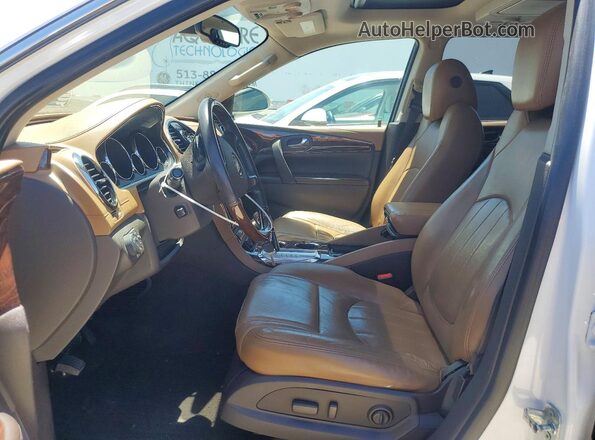 5GAKVCKDXHJ108354 2017 BUICK ENCLAVE White Vista interior delantera