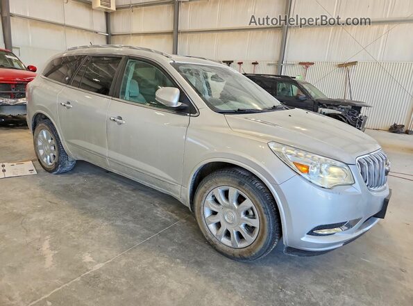 5GAKVCKDXHJ331039 2017 BUICK ENCLAVE Серебряный Передняя правая четверть