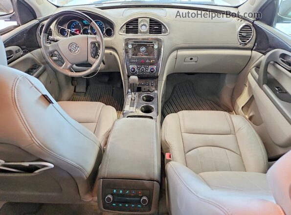 5GAKVCKDXHJ331039 2017 BUICK ENCLAVE Серебряный Вид панели приборов