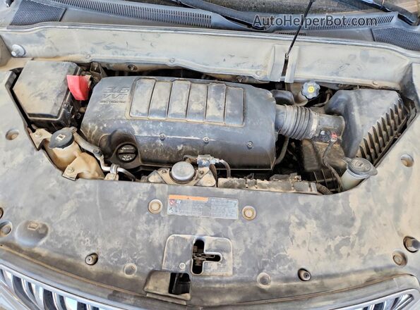 5GAKVCKDXHJ331039 2017 BUICK ENCLAVE Серебряный Вид задней части салона
