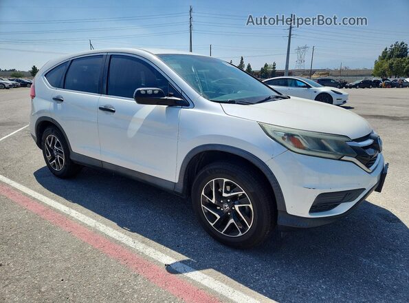 5J6RM3H42GL006289 2016 HONDA CR-V White Delantero derecho