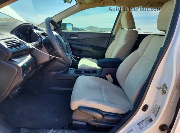 5J6RM3H48GL008497 2016 HONDA CR-V White Вид салону спереду