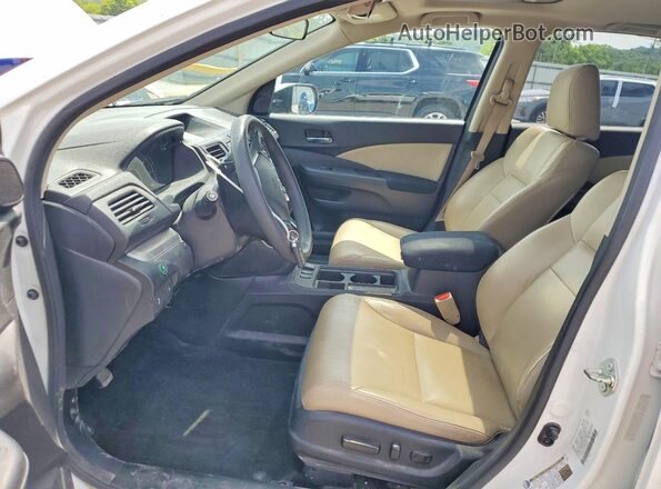 5J6RM3H55GL003430 2016 HONDA CR-V Белый Вид салона спереди