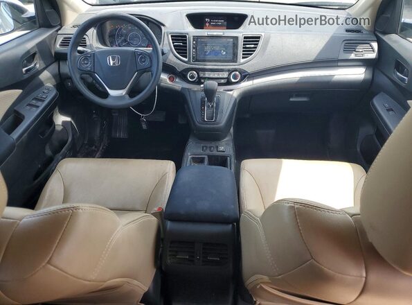 5J6RM3H55GL003430 2016 HONDA CR-V Белый Вид панели приборов