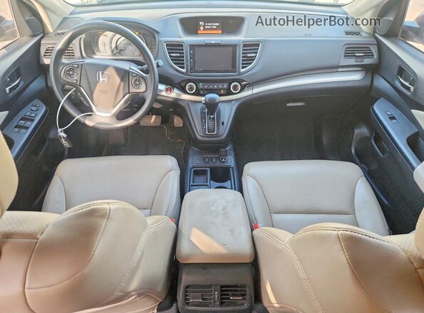 5J6RM3H55GL014458 2016 HONDA CR-V White Вид панелі приладів