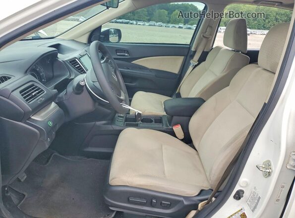 5J6RM3H57GL023890 2016 HONDA CR-V White Вид салону спереду