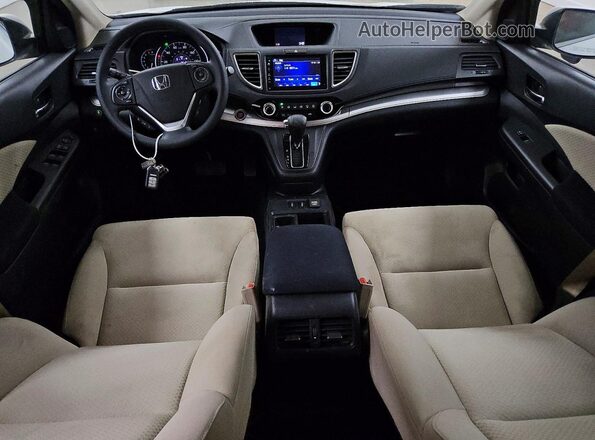 5J6RM3H58GL020870 2016 HONDA CR-V White Dashboard view