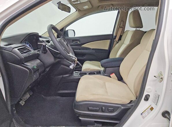 5J6RM3H58GL020870 2016 HONDA CR-V White Front interior view