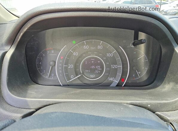 5J6RM3H58GL020870 2016 HONDA CR-V White Instrument cluster view