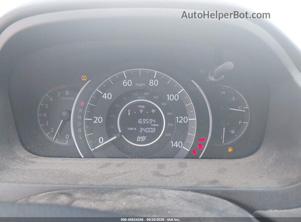 5J6RM3H70GL003319 2016 HONDA CR-V White უკანა სავარძლების ხედი
