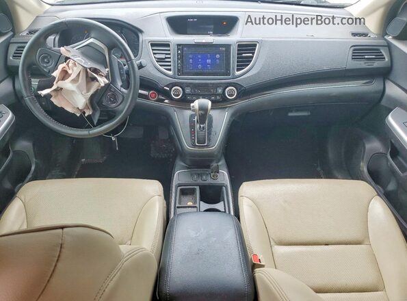 5J6RM3H78GL023379 2016 HONDA CR-V White Widok deski rozdzielczej
