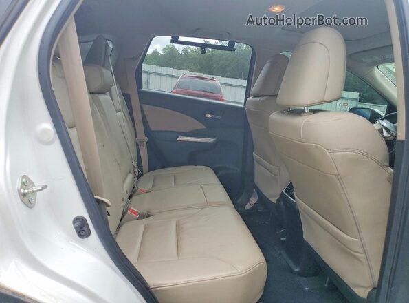 5J6RM3H78GL023379 2016 HONDA CR-V White Widok wnętrza z tyłu