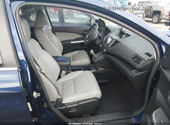 5J6RM3H79GL010446 2016 HONDA CR-V Blue Widok wnętrza z przodu