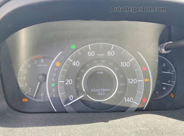 5J6RM3H93GL003994 2016 HONDA CR-V Blue ხელსაწყოთა პანელის ხედი