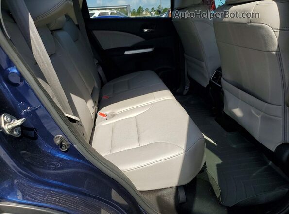 5J6RM3H93GL003994 2016 HONDA CR-V Blue უკანა სალონის ხედი