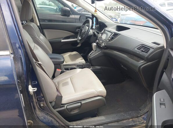 5J6RM3H94GL000103 2016 HONDA CR-V Blue Vista interior delantera